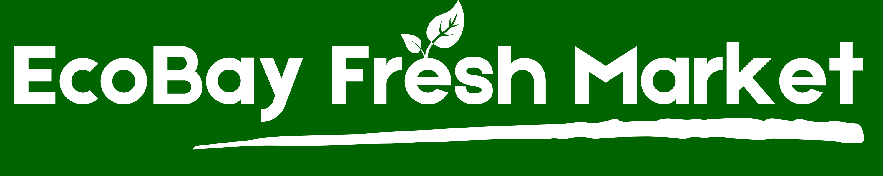 EcoBay Fresh Market storefront sign